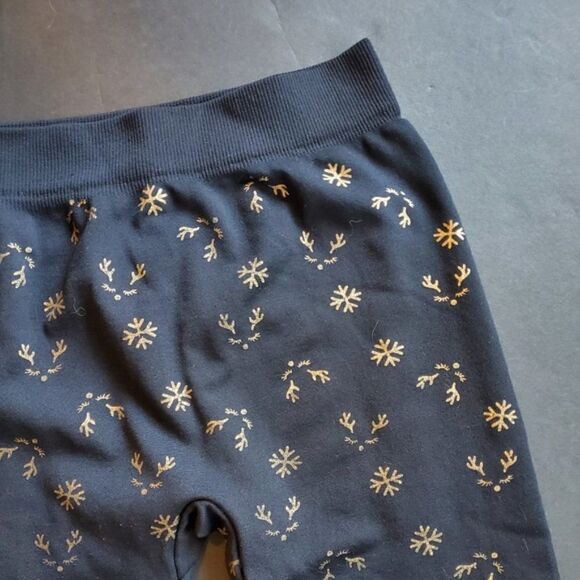 Semi fleeced lined Christmas Leggings - Picture 7 of 8